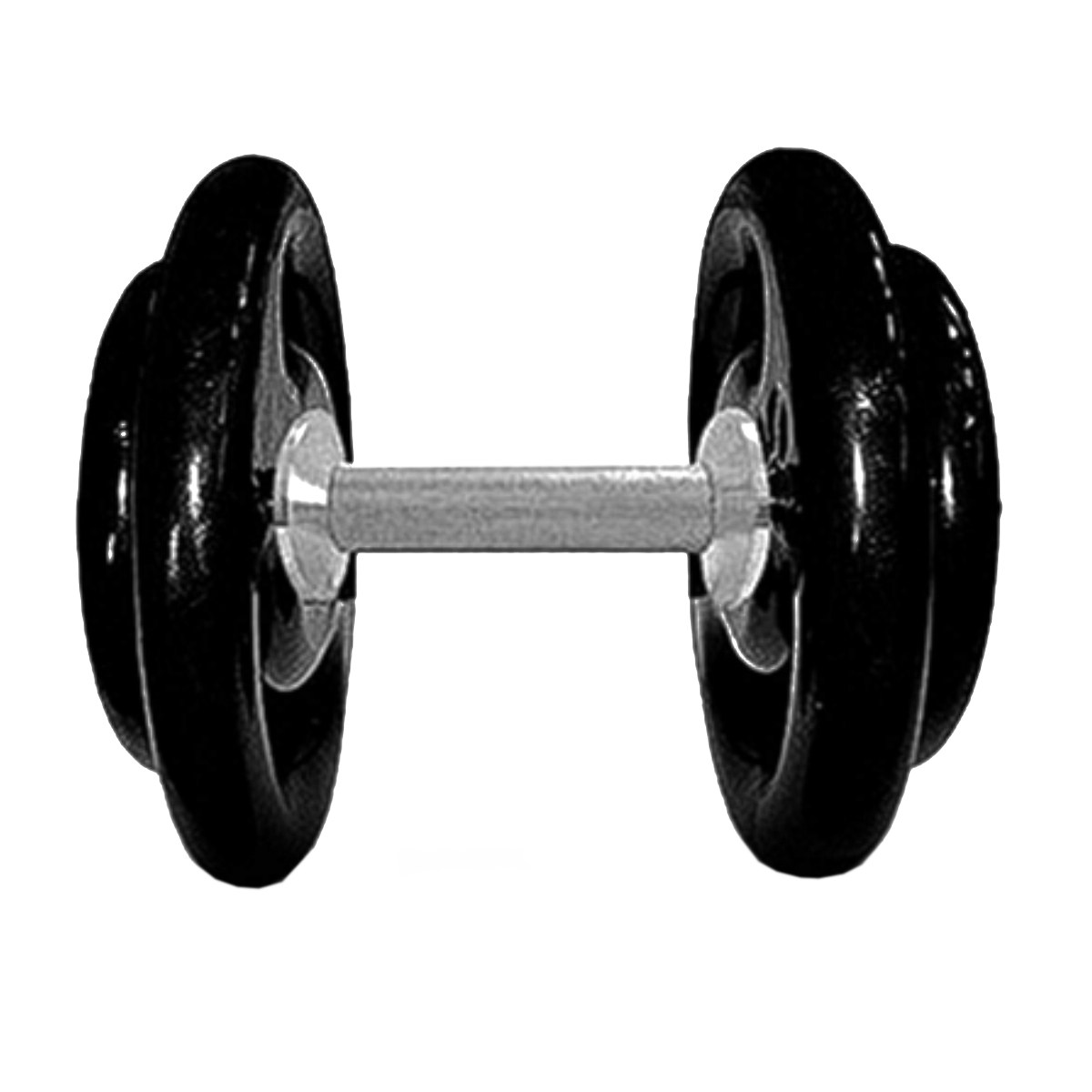 Dumbbells Anilha Emborrachada Pegada Recartilhada